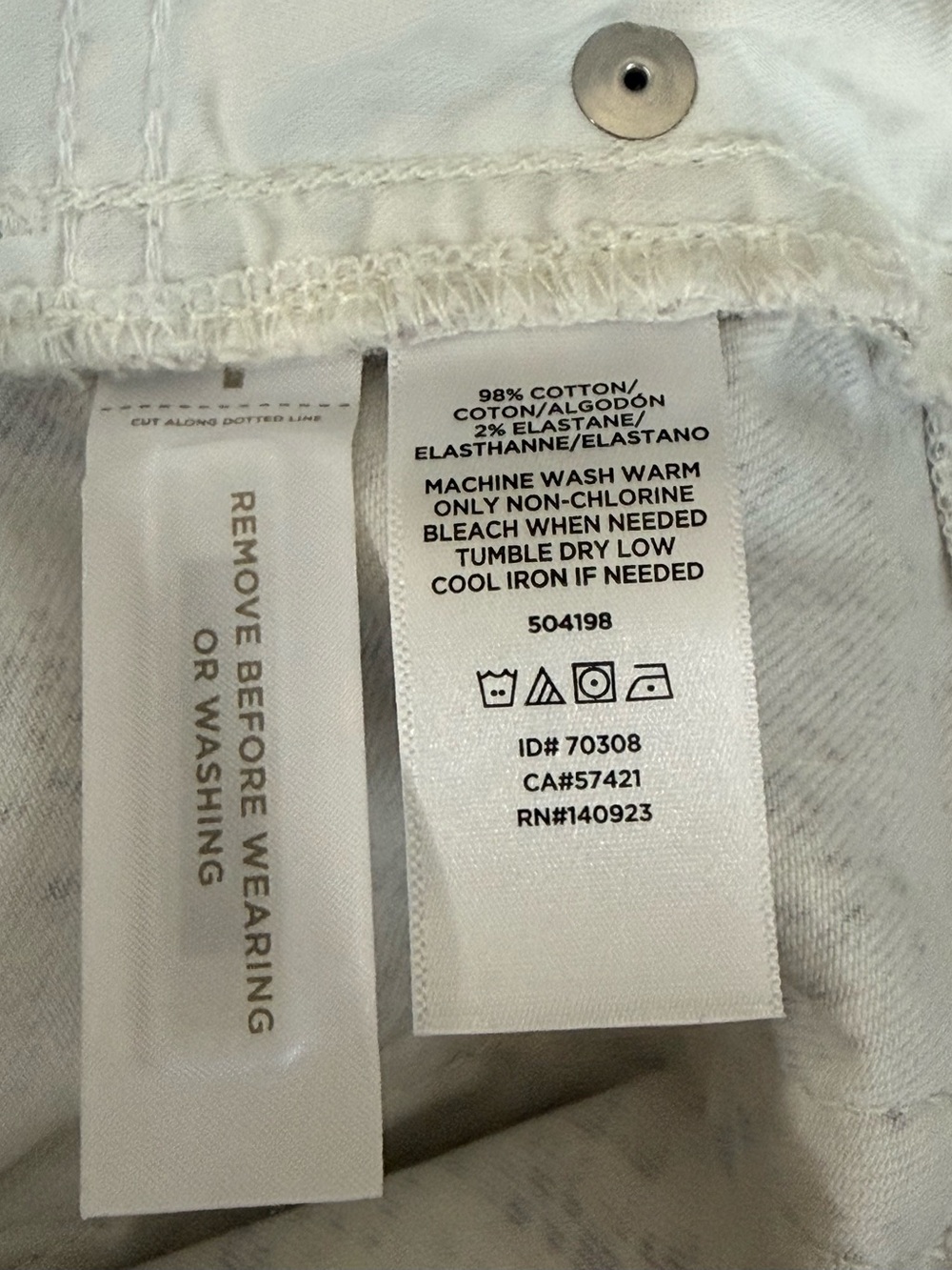 LOFT Neutral Snake-Print Jeans in Taupe and Cream - Picture 7 of 10